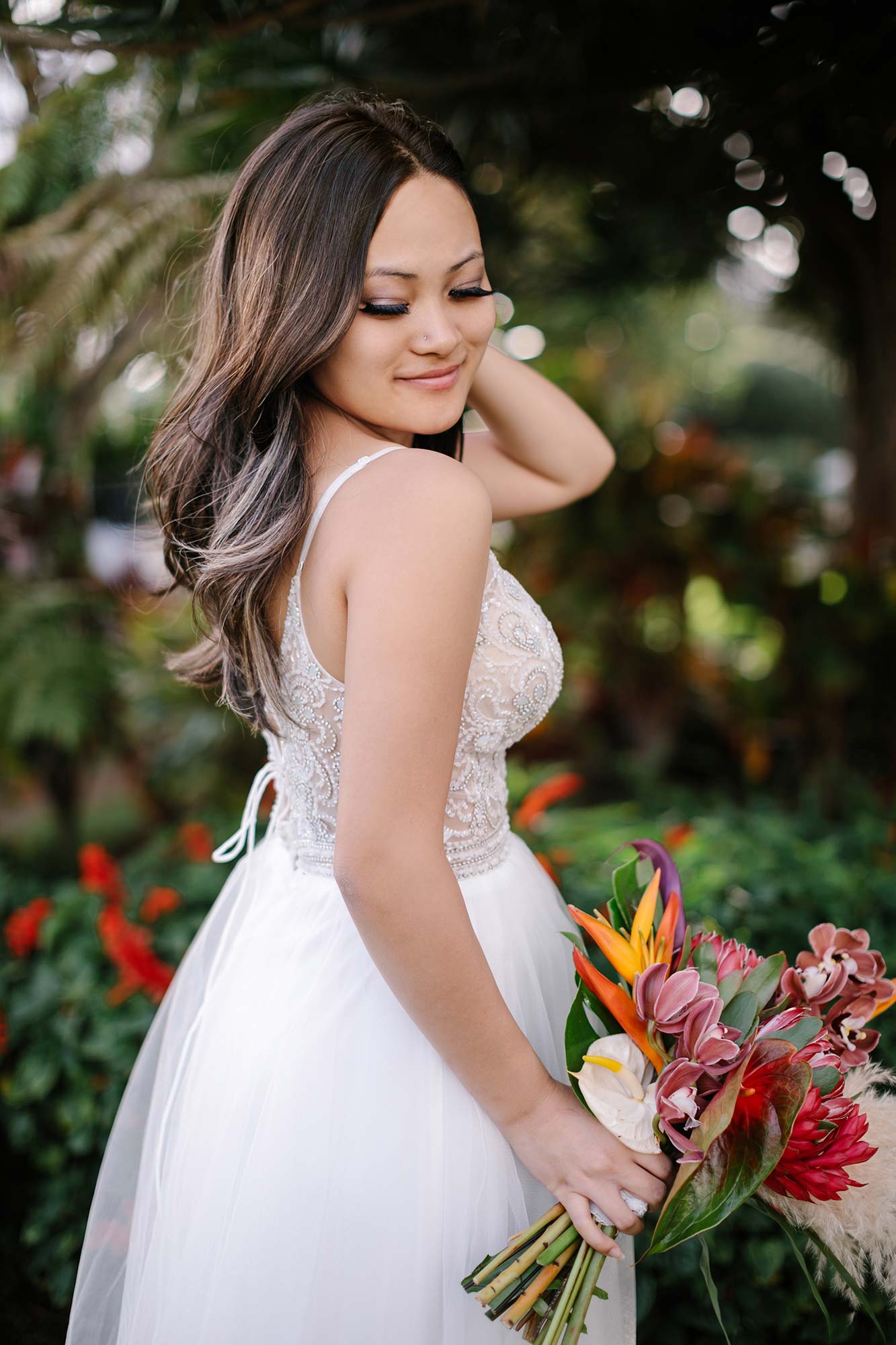 image of bride in her dress