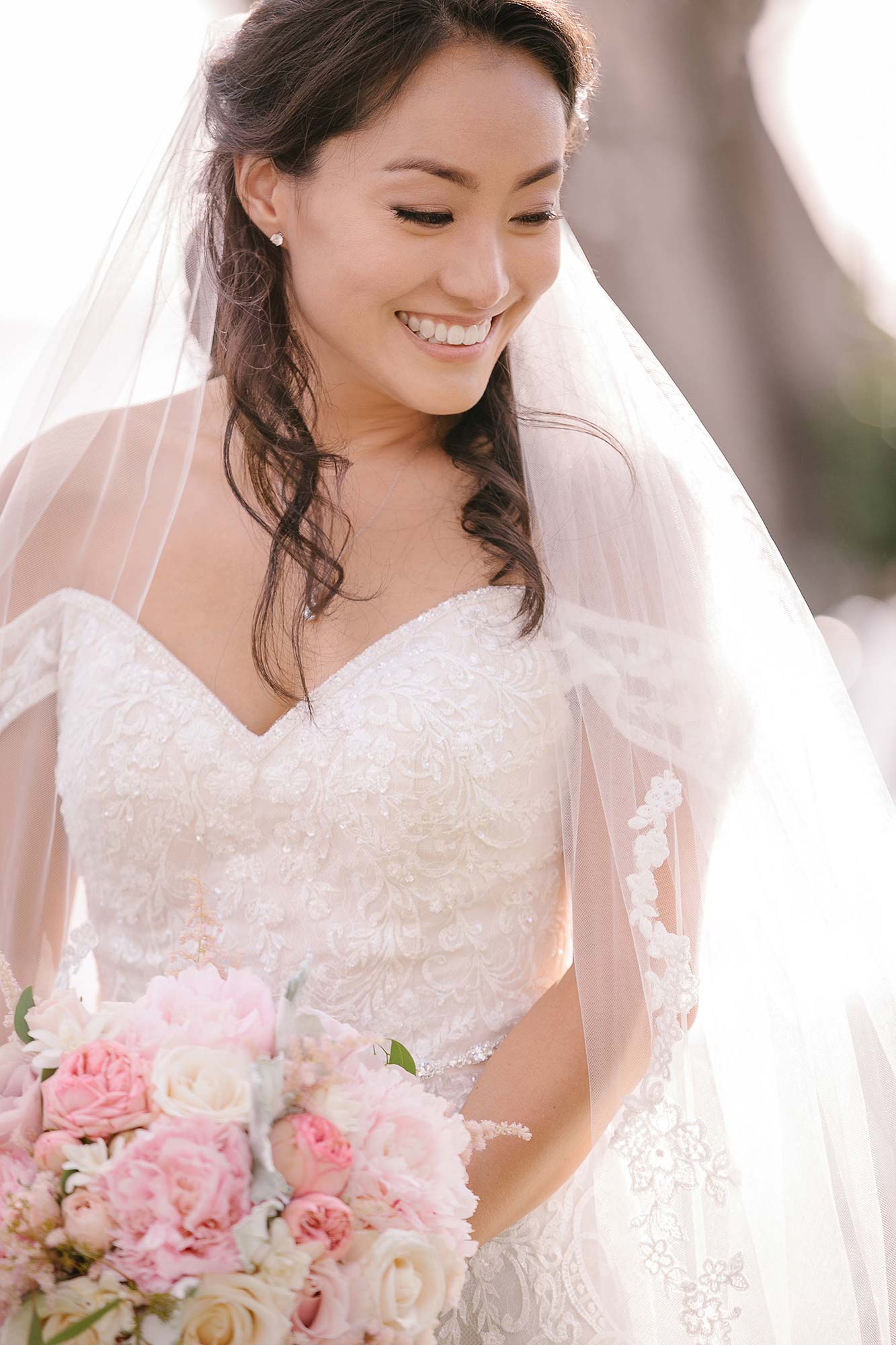 image of bride in her dress