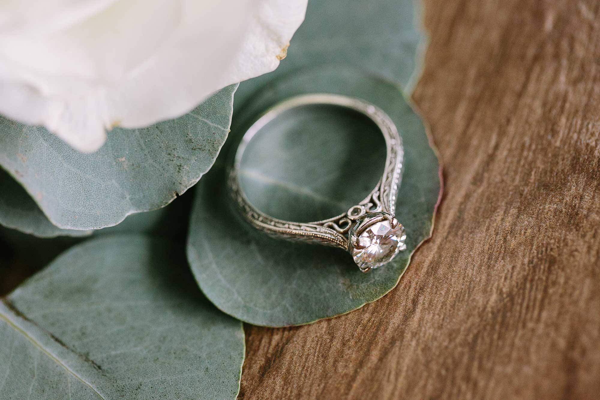 image of wedding ring taken by Tracey Lyn Photography