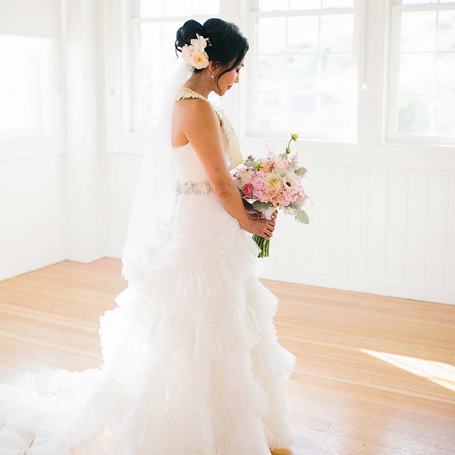 image of bride by tracey lyn